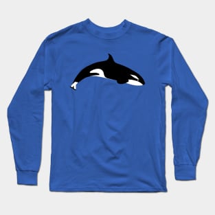 Killer whale diving Long Sleeve T-Shirt